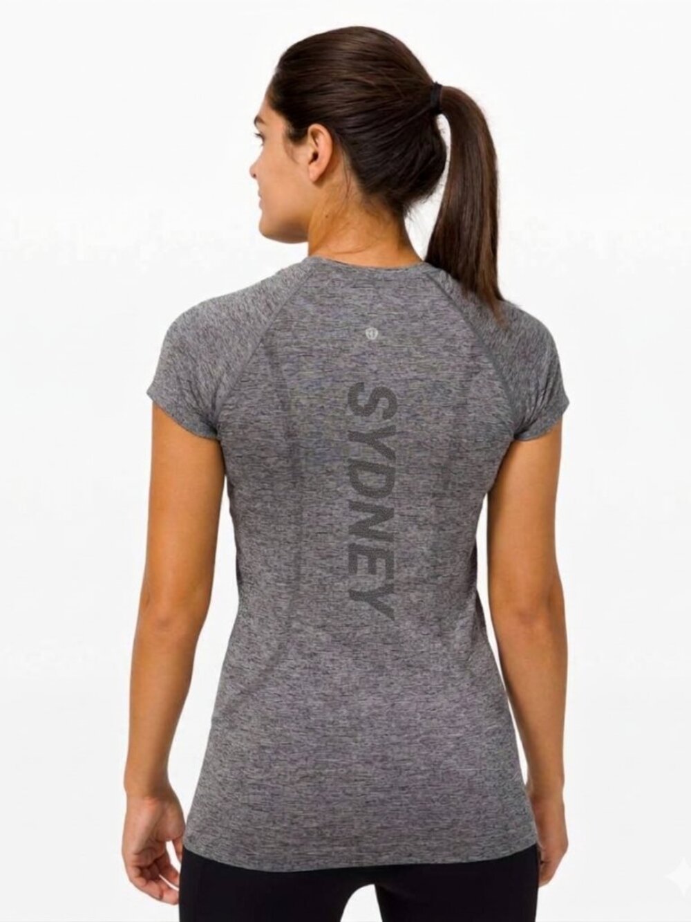 Lululemon Swiftly Tech Short Sleeve 2.0 City Sydney Silver Black 8